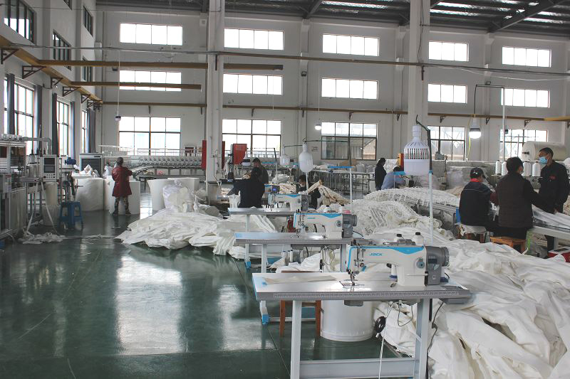 褶皱星形滤袋车间